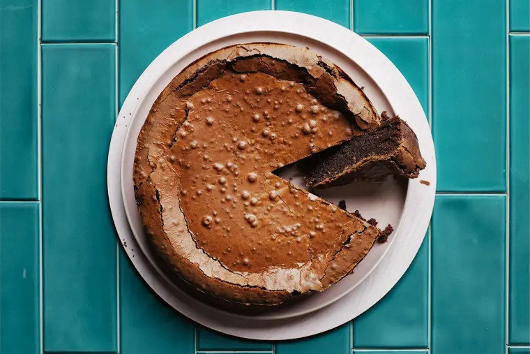 Slimming chocolate cake without flour