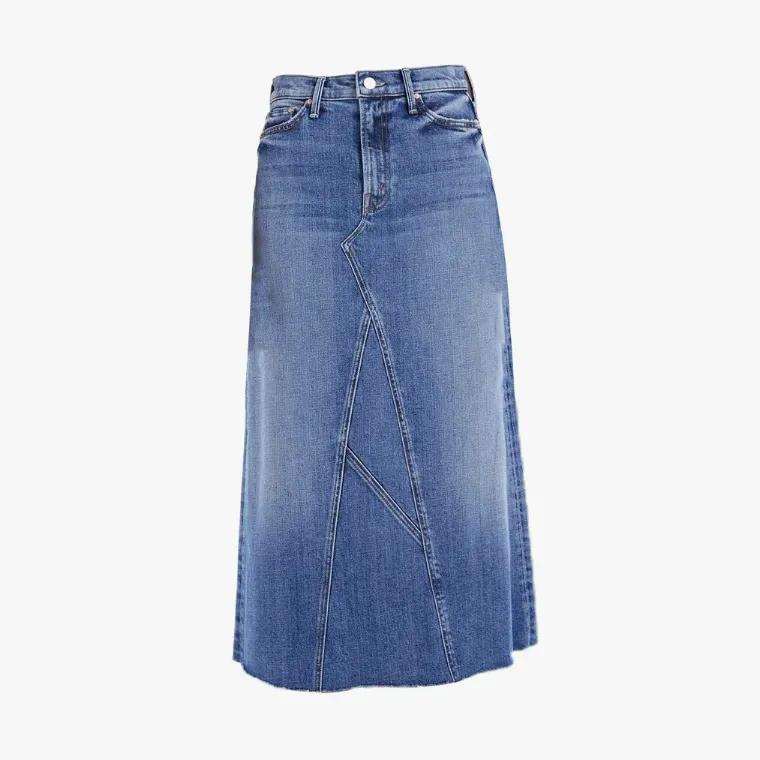 Jupe en jean longue moderne