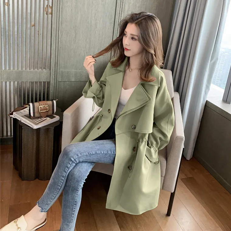 casual trench and coat femme