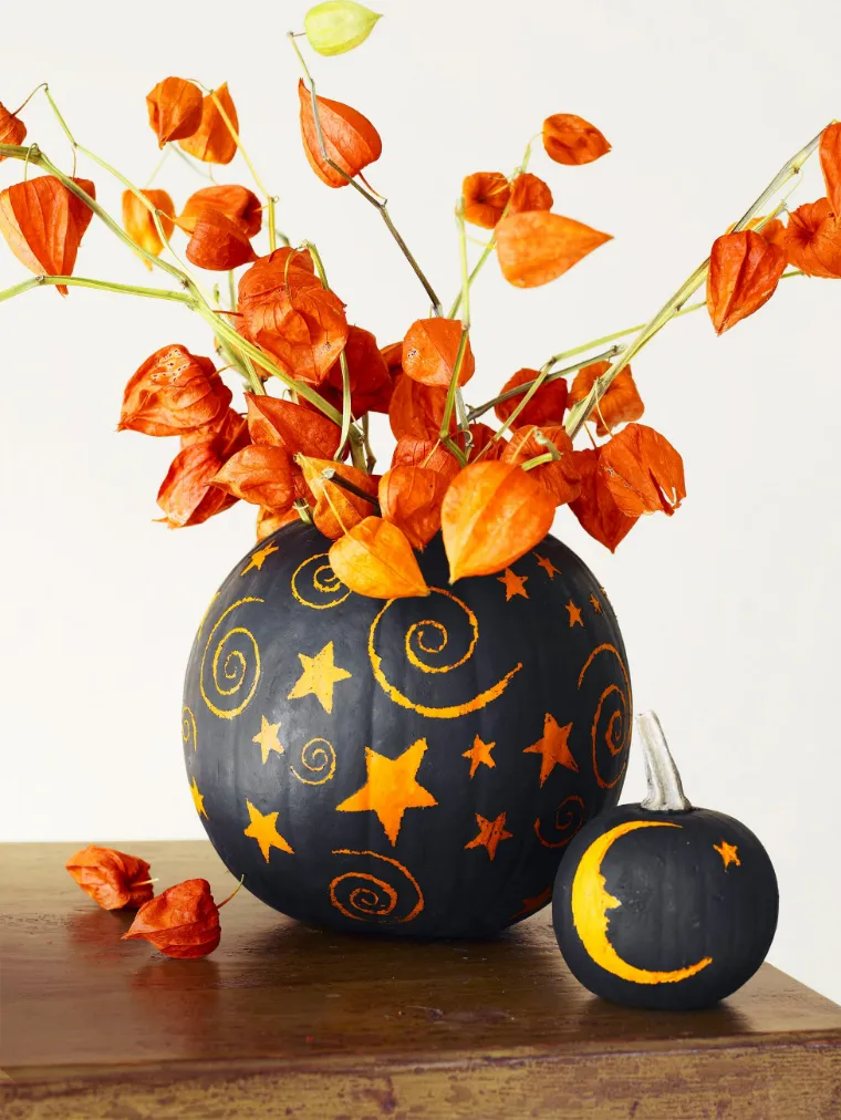 mystical exotic patterns of pumpkin