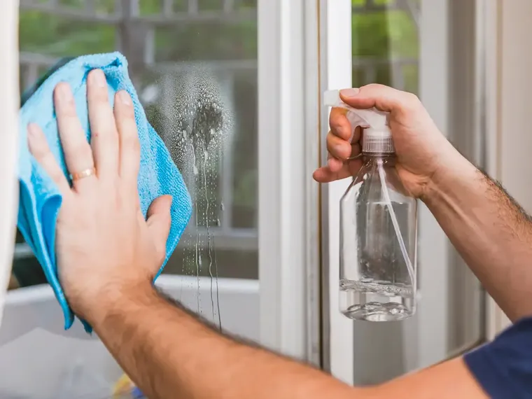 laver les fenêtres et les garder propres