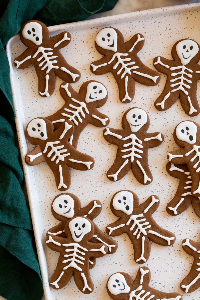 biscuits squelette recette Halloween facile