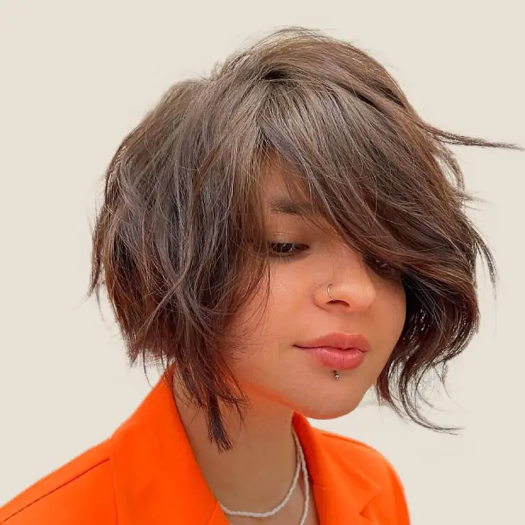 square cut degraded bob hairstyle to try