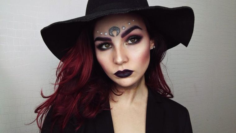 maquillage halloween femme sorcière