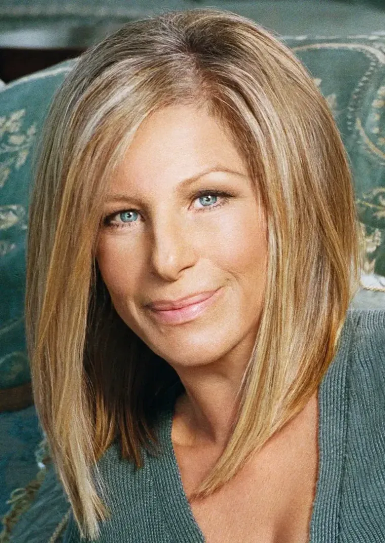 Barbra Streisand lob effilé