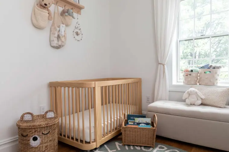 convertible baby bed wood furniture