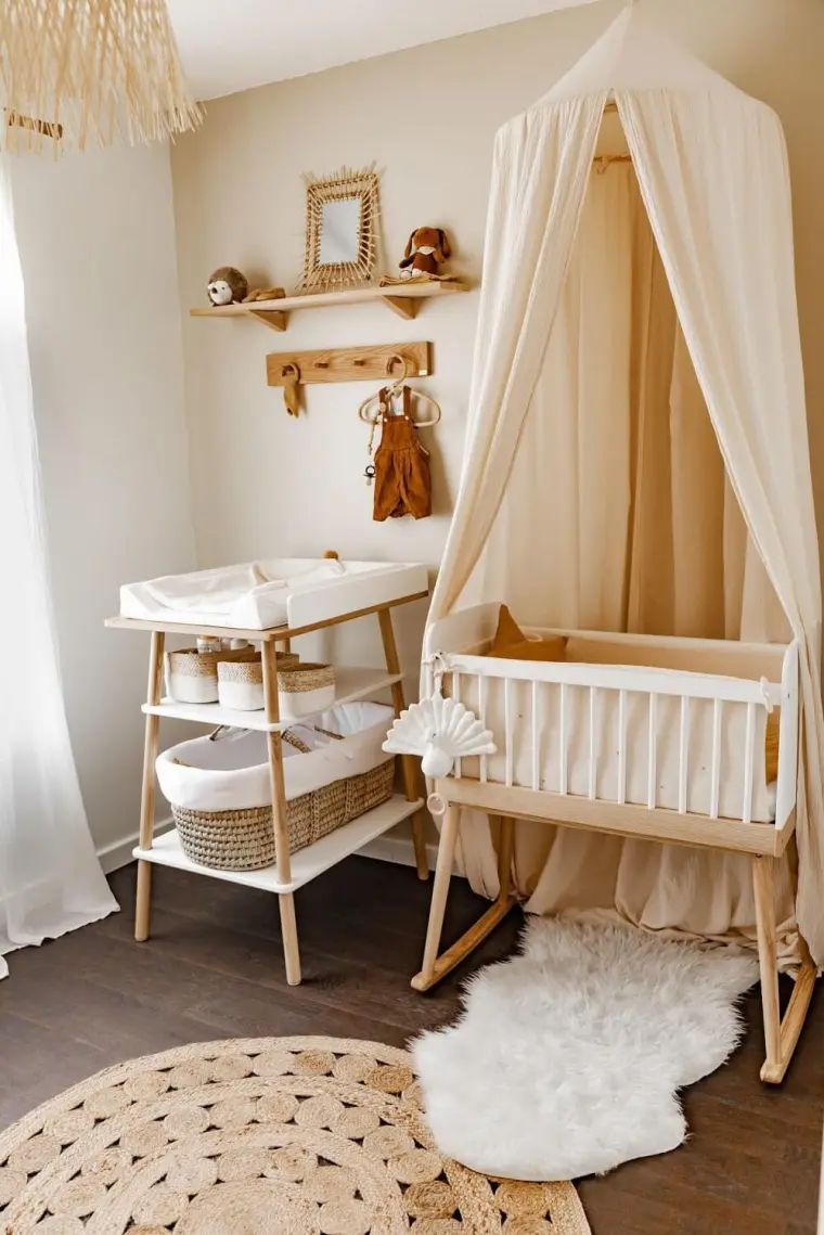 baby room decor trends 2022 rattan furniture