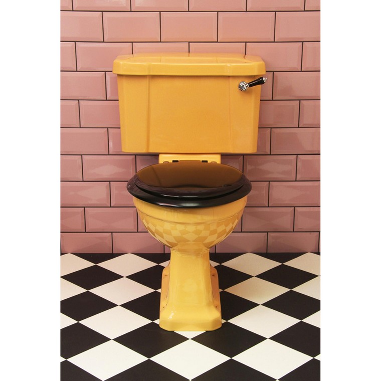 toilette jaune moutarde solution