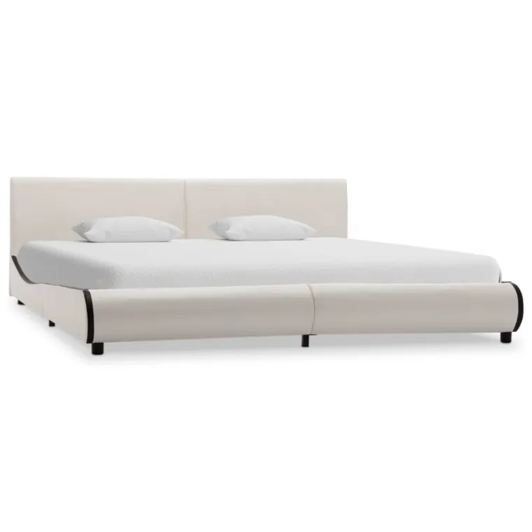 cadre lit blanc confort