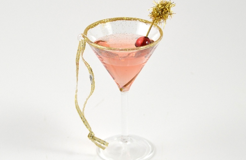cocktail martini pour Noël Santa spice