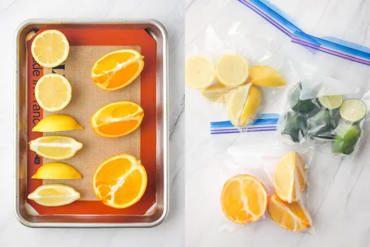 congeler des citrons