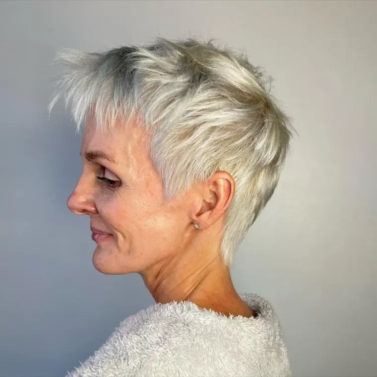idée coupe de cheveux courte femme 50 ans