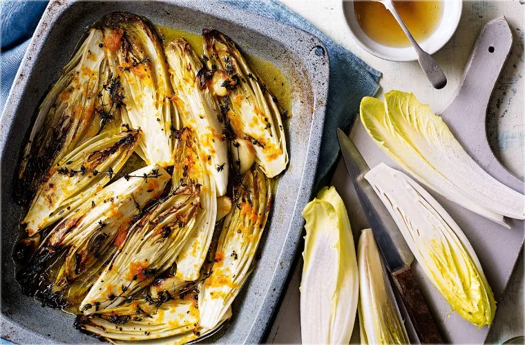 how to cook endives with thyme