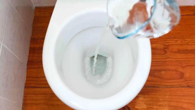 L'eau de Javel pour déboucher vos toilettes