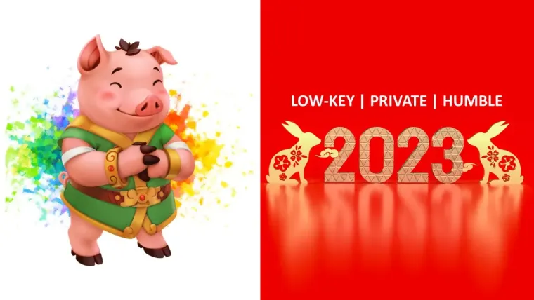 cochon nouvel an chinois 2023