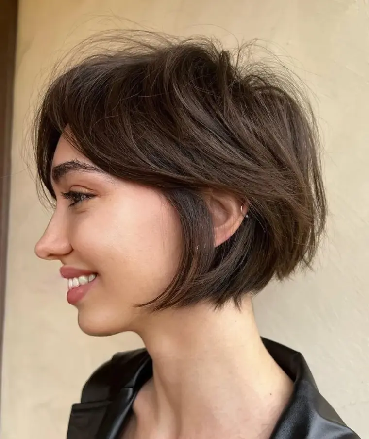 coiffure courte tendance bixie femme moderne 2023