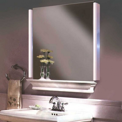 éclairage cadre miroir moderne