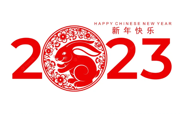 nouvel an chinois 2023 année lapin eau