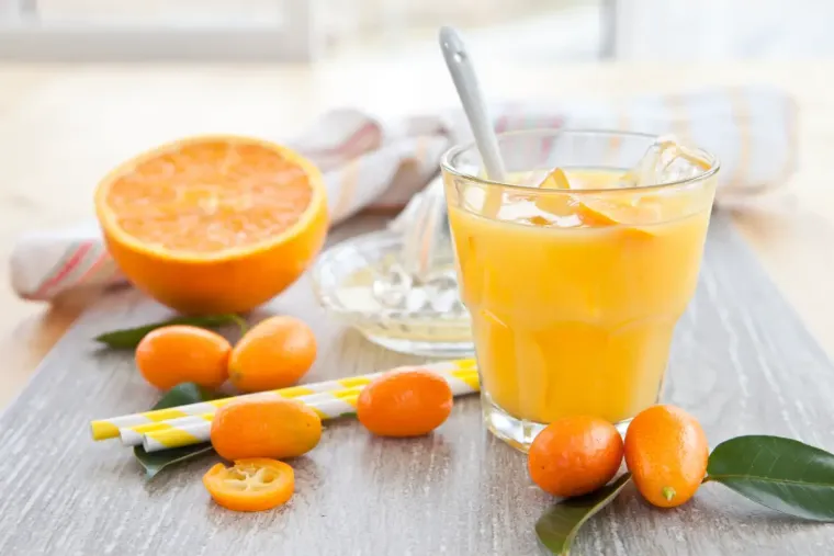 orange kumquats cocktail fruité acidulé