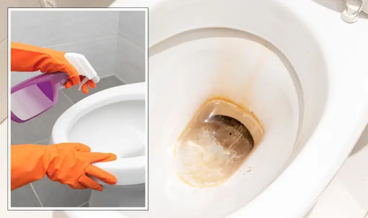 comment enlever les taches marron dans les toilettes