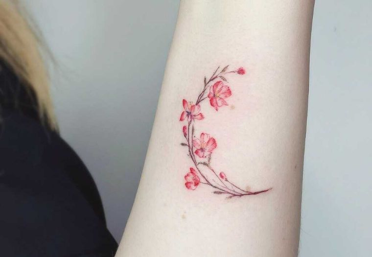 signification tatouages fleurs cerisiers