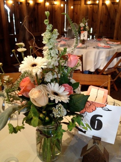 Bouquet fleurs décoration de mariage