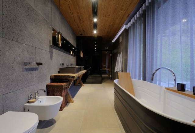Chalet salle de bain design