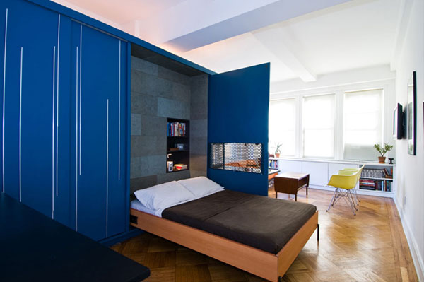 Design petit appartement Normal Projects meuble multifonctionnel