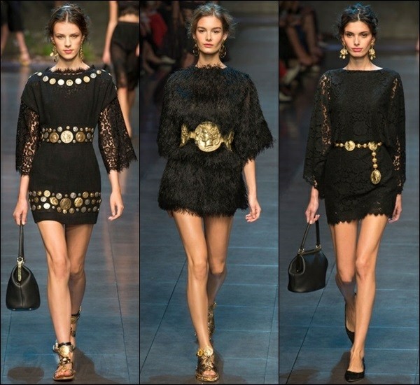 Dolce Gabbana fausse fourrure mode