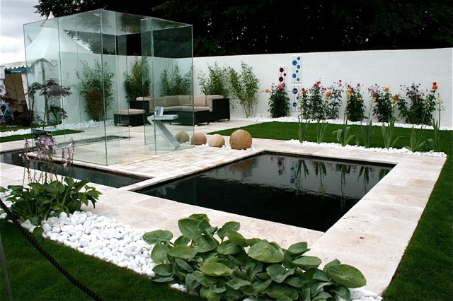 Jardin moderne compact