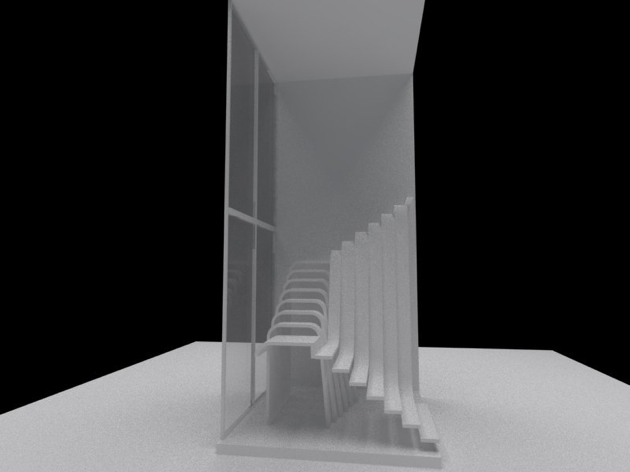 Maquette escalier moderne