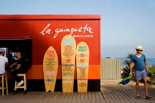 Menu surf restaurant de plage