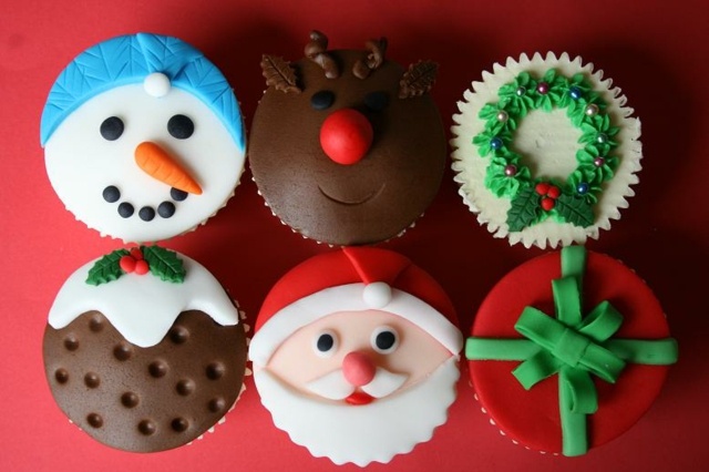 Noël pour enfants muffins