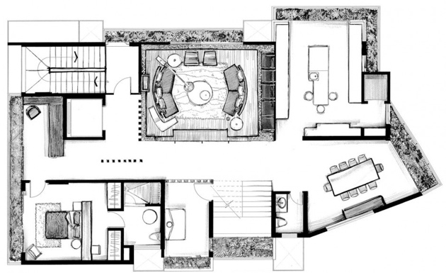 Plan appartement style