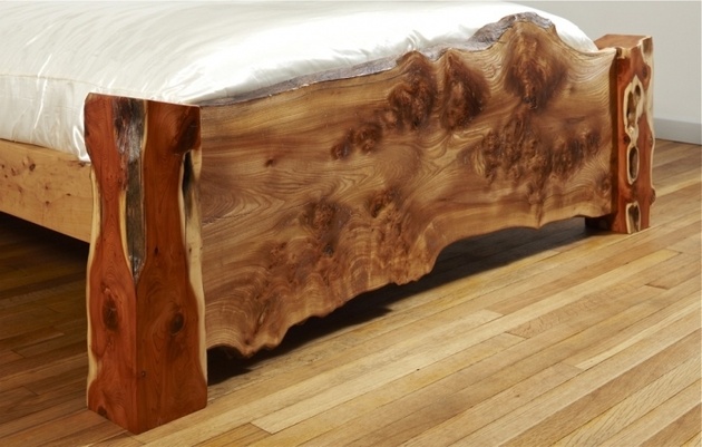 Refined Rustic bed design organique