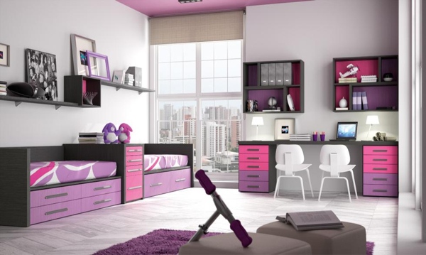 Rose violet chambre seurs