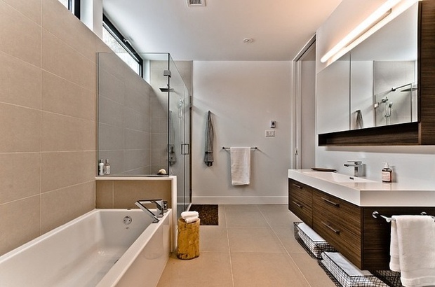 Salle bains chalet contemporain