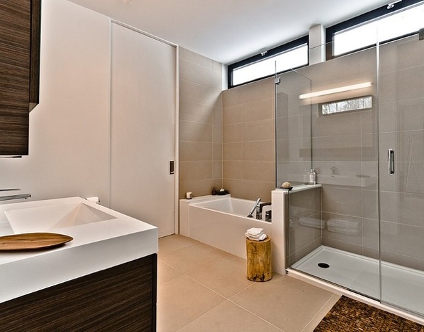 Salle bains maison contemporaine