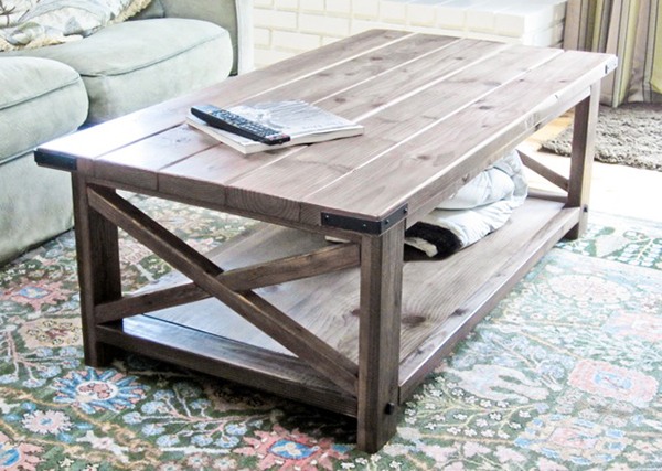 Table basse DIY simple en bois