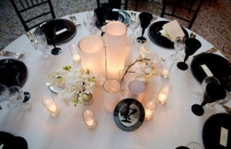 Table contrastee noir et blanc