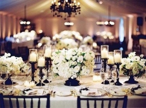 Table mariage stylee romantique