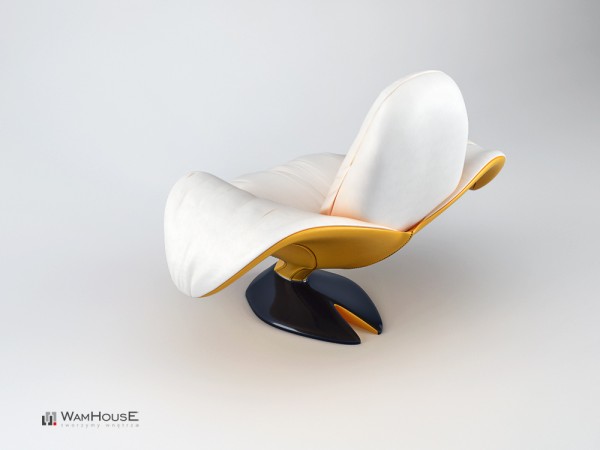 Zjedzony chaise design contemporain