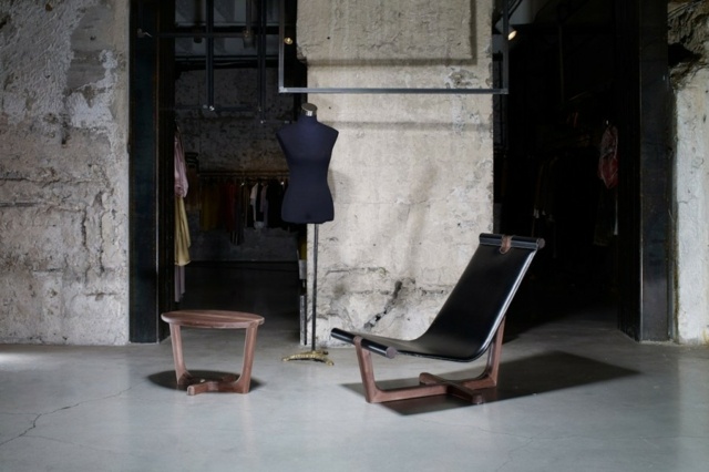 Zoran Jedrejcic crée fauteuil table bois