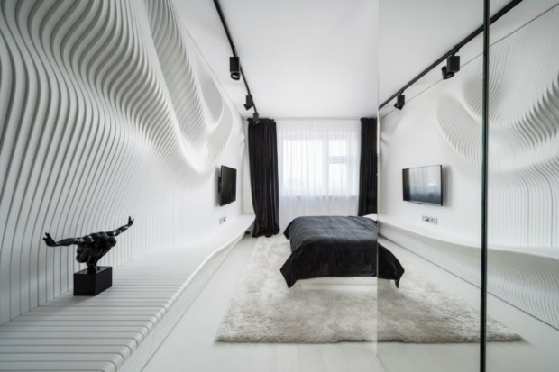 appartement design chambre coucher