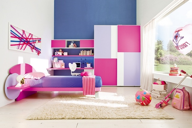 armoire-chambre-enfant-blanc-cyclamen-design-élégant armoire chambre enfant