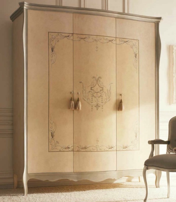 armoire de design classique blanc