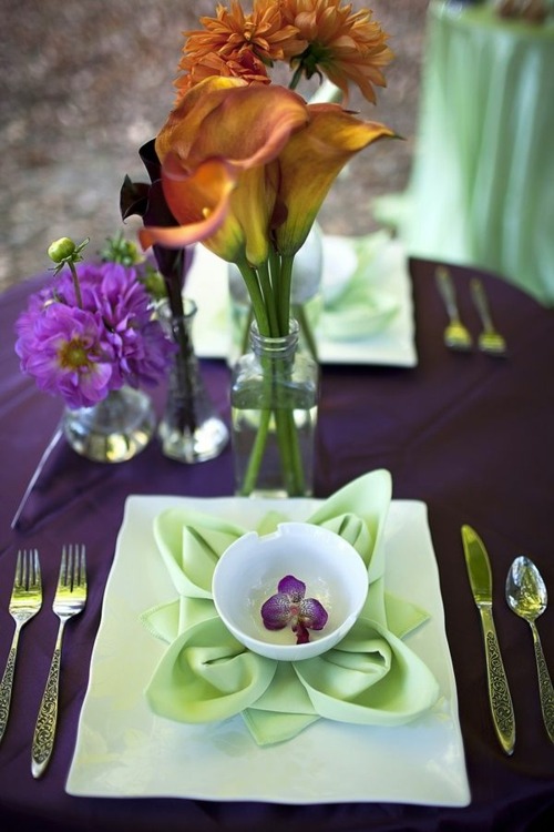 arts table fleur arrangement table calla