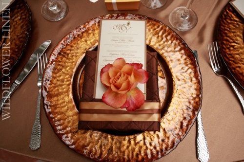 arts-table-rose-assiette-couleur-caramel-dore