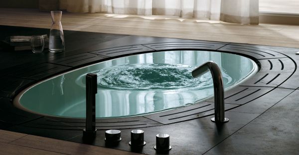 baignoire design style piscine par teuco