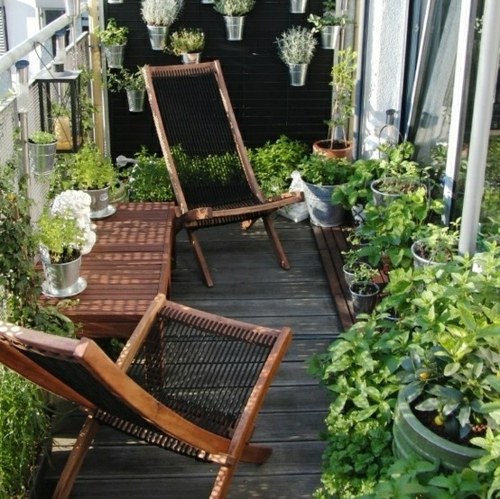 balcon style scandinave verdure